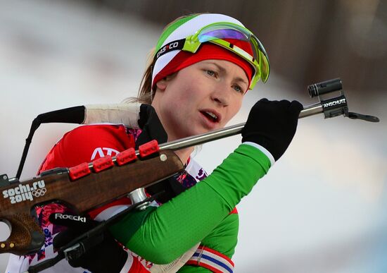 2014 Winter Olympics. Biathlon. Women. Individual race