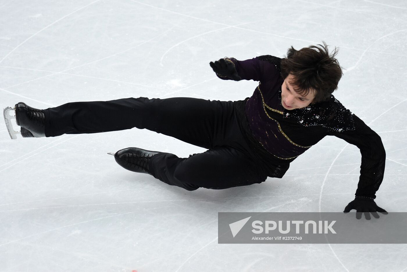 2014 Winter Olympics. Figure skating. Men's singles. Free skating program