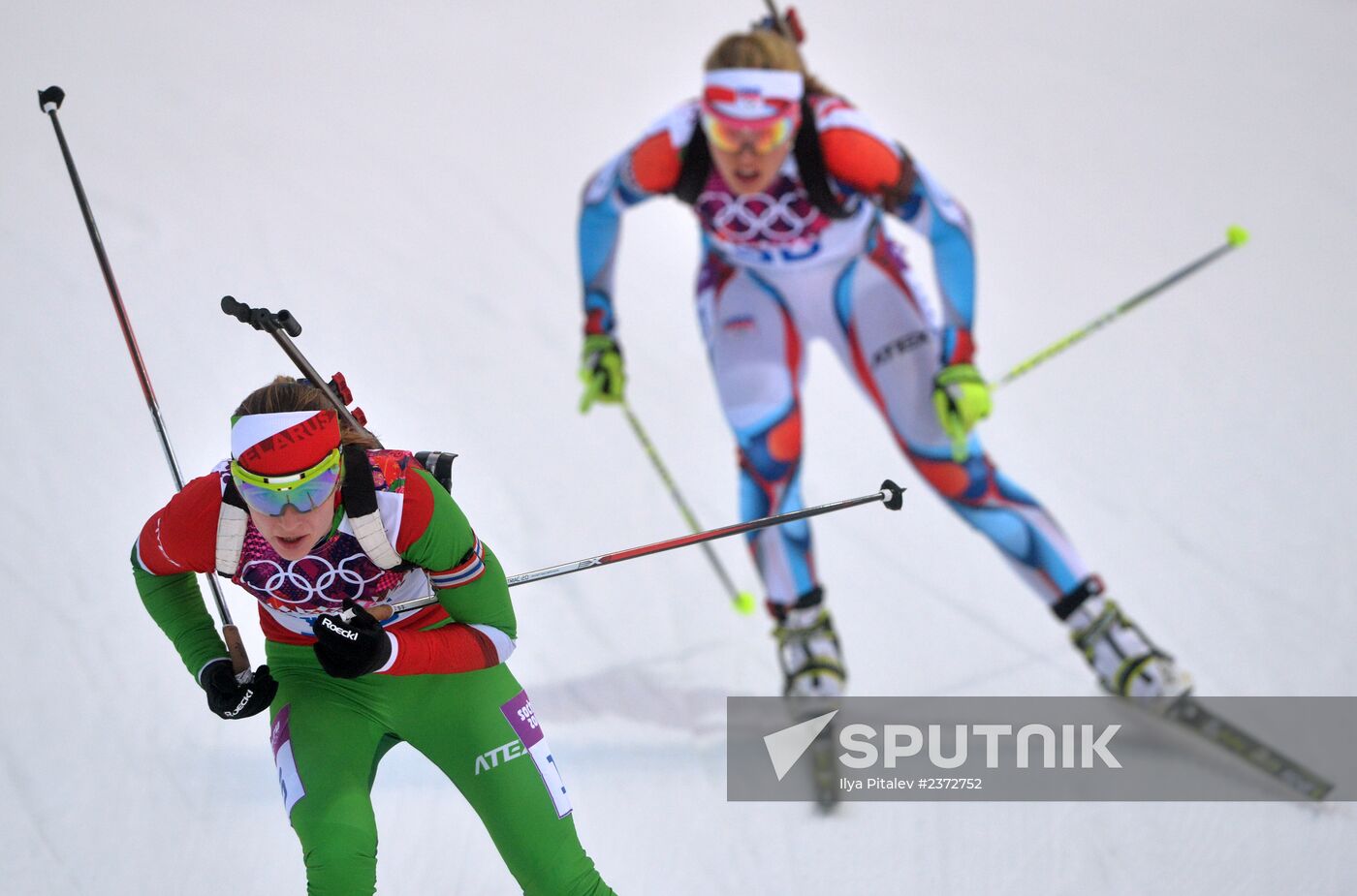 2014 Winter Olympics. Biathlon. Women. Individual race