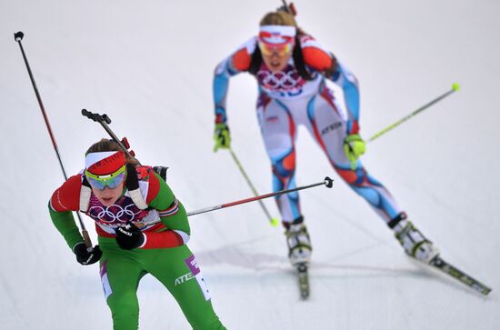 2014 Winter Olympics. Biathlon. Women. Individual race