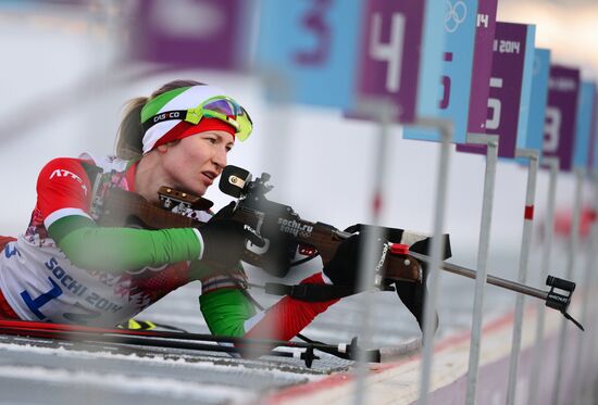 2014 Winter Olympics. Biathlon. Women. Individual race