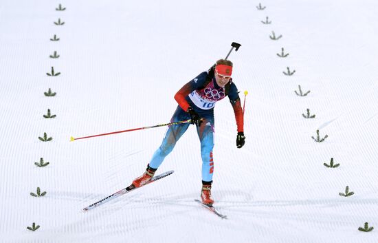 2014 Winter Olympics. Biathlon. Women. Individual race