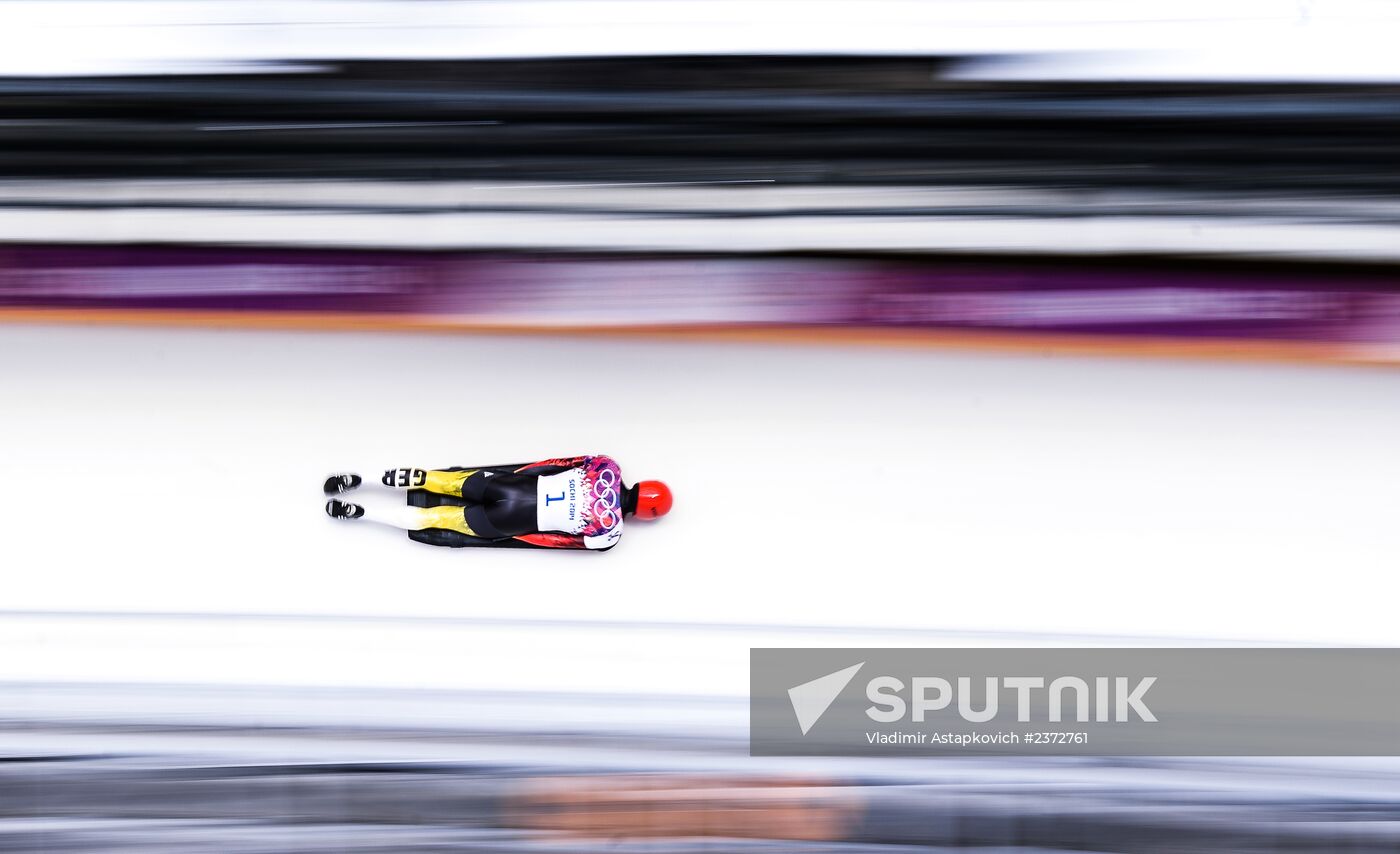 2014 Winter Olympics. Skeleton. Men. Day One