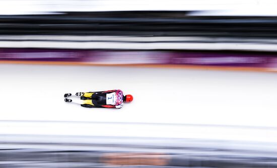 2014 Winter Olympics. Skeleton. Men. Day One