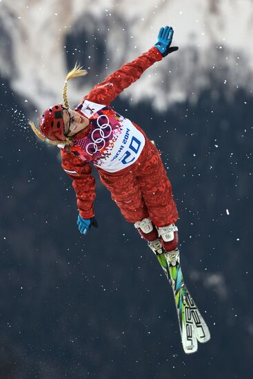 2014 Winter Olympics. Freestyle skiing. Women. Aerials. Qualification