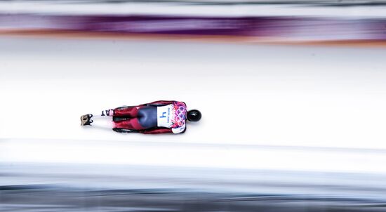 2014 Winter Olympics. Skeleton. Men. Day One