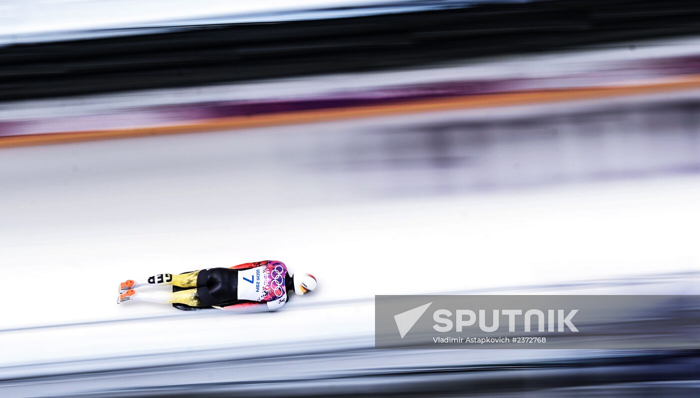 2014 Winter Olympics. Skeleton. Men. Day One