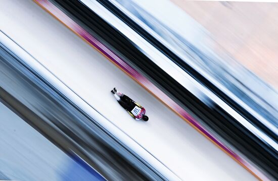 2014 Winter Olympics. Skeleton. Men. Day One