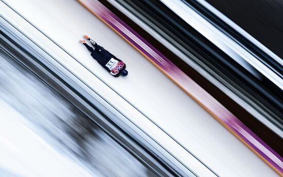 2014 Winter Olympics. Skeleton. Men. Day One