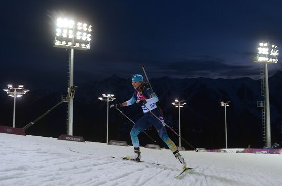 2014 Winter Olympics. Biathlon. Women. Individual race