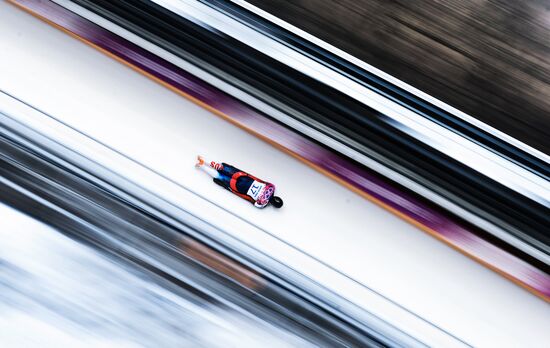 2014 Winter Olympics. Skeleton. Men. Day One