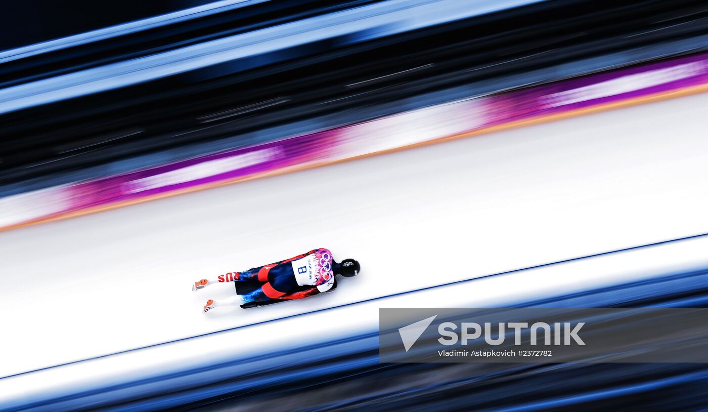 2014 Winter Olympics. Skeleton. Men. Day One