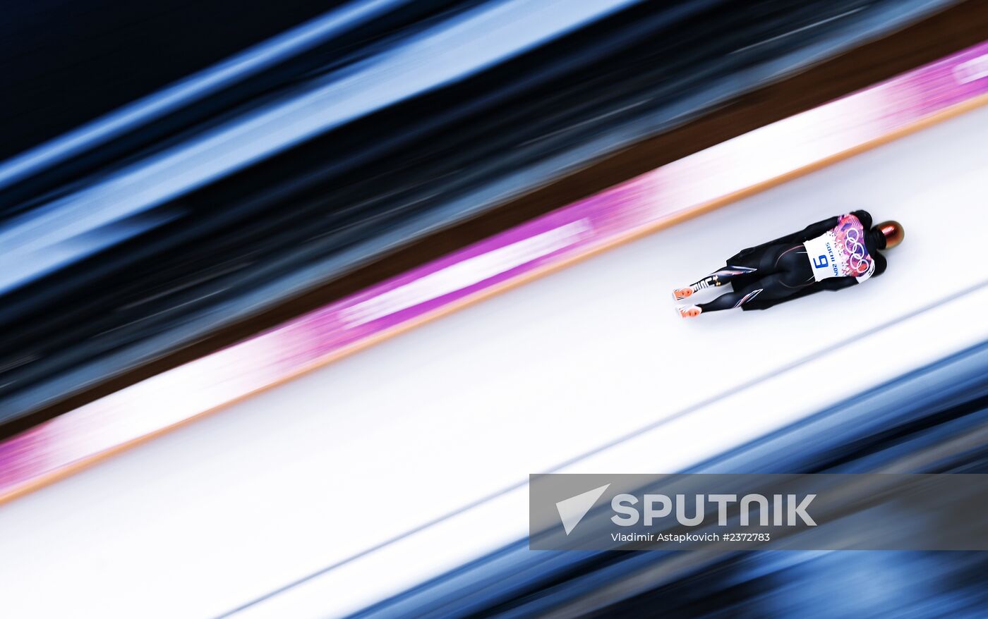 2014 Winter Olympics. Skeleton. Men. Day One