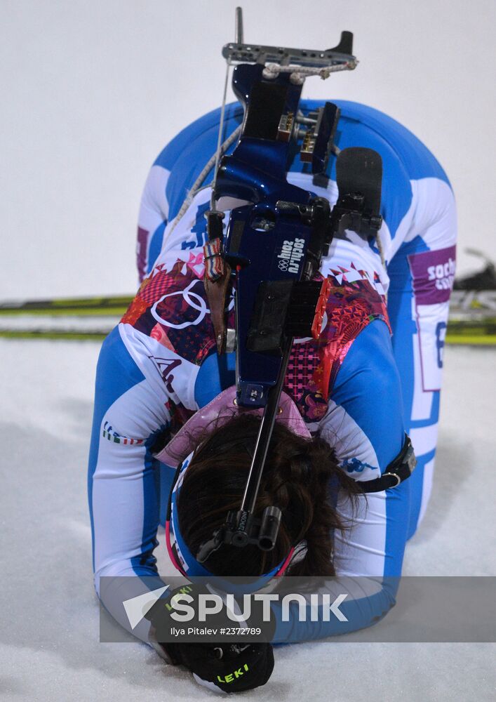 2014 Winter Olympics. Biathlon. Women. Individual race