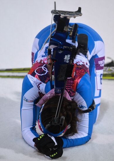 2014 Winter Olympics. Biathlon. Women. Individual race