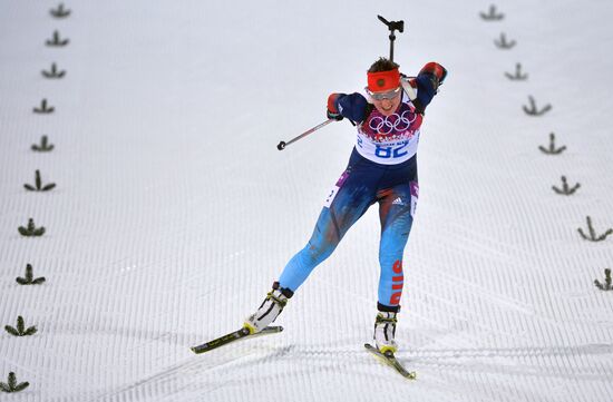 2014 Winter Olympics. Biathlon. Women. Individual race