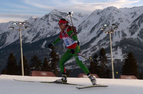 2014 Winter Olympics. Biathlon. Women. Individual race