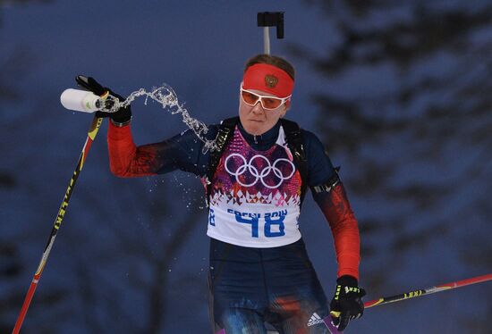 2014 Winter Olympics. Biathlon. Women. Individual race