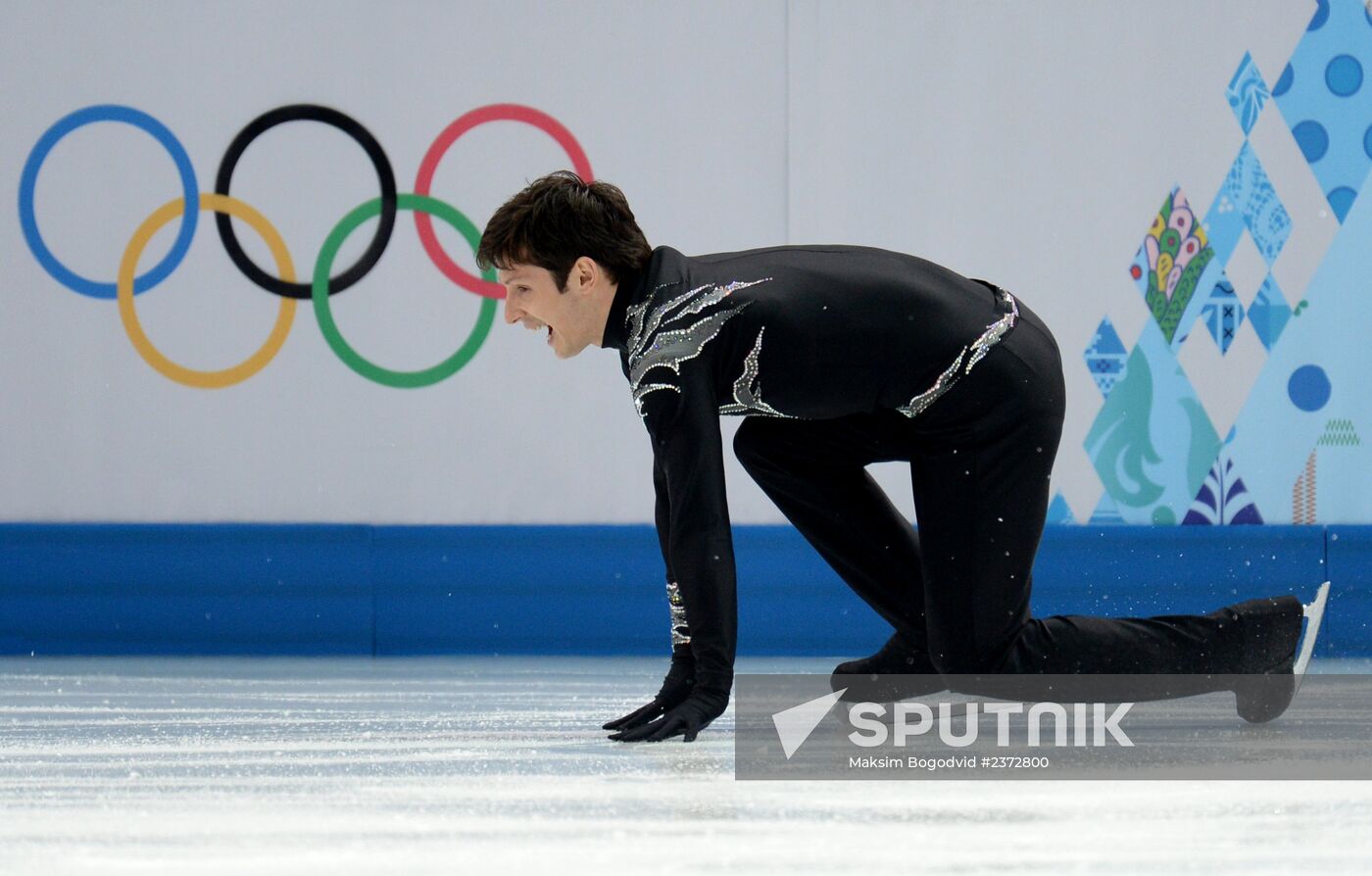 2014 Winter Olympics. Figure skating. Men's singles. Free skating