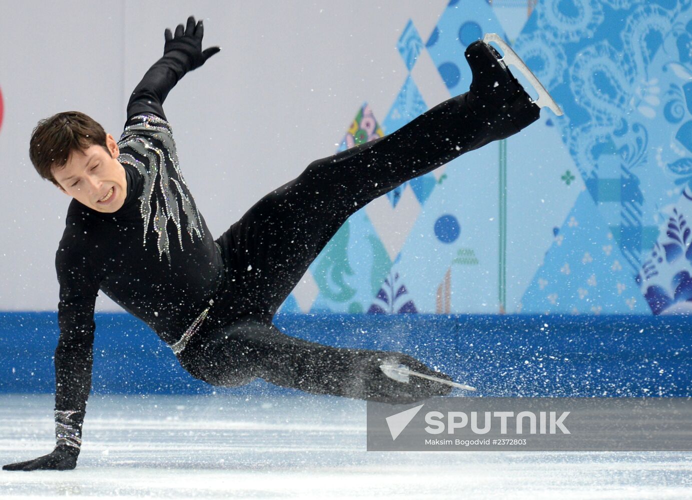 2014 Winter Olympics. Figure skating. Men's singles. Free skating