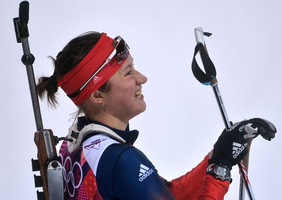 2014 Winter Olympics. Biathlon. Women. Individual race