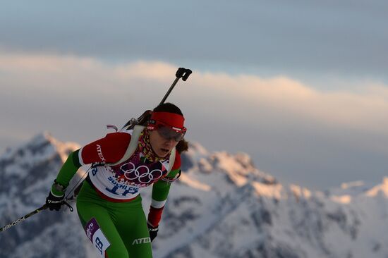 2014 Winter Olympics. Biathlon. Women. Individual race