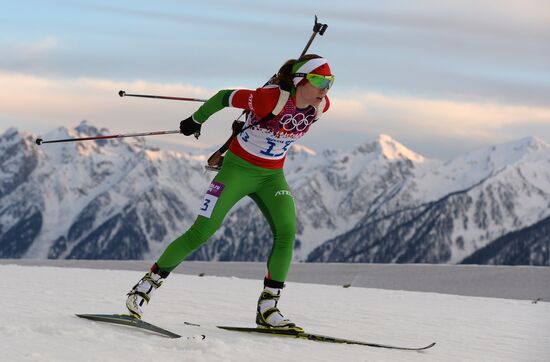 2014 Winter Olympics. Biathlon. Women. Individual race