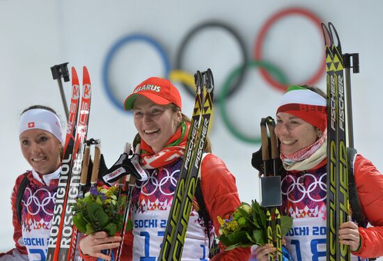 2014 Winter Olympics. Biathlon. Women. Individual race