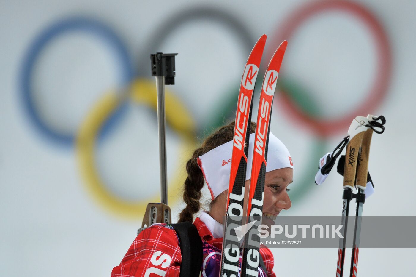 2014 Winter Olympics. Biathlon. Women. Individual race