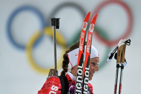 2014 Winter Olympics. Biathlon. Women. Individual race