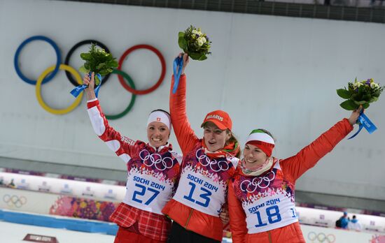 2014 Winter Olympics. Biathlon. Women. Individual race