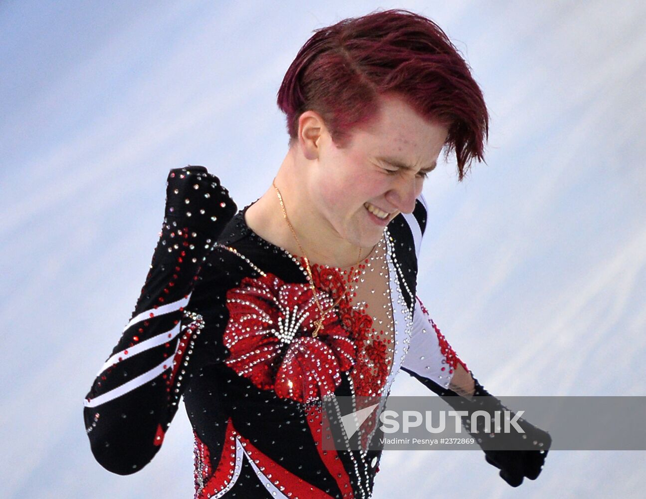 2014 Olympics. Figure skating. Men. Short program. Free skating program