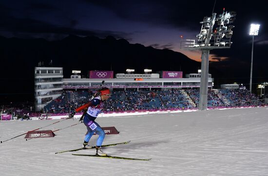 2014 Winter Olympics. Biathlon. Women. Individual race