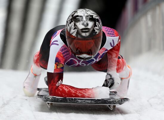 2014 Winter Olympics. Skeleton. Women. Day Two