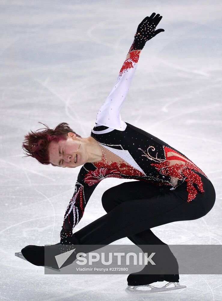 2014 Winter Olympics. Figure skating. Men's singles. Free skating