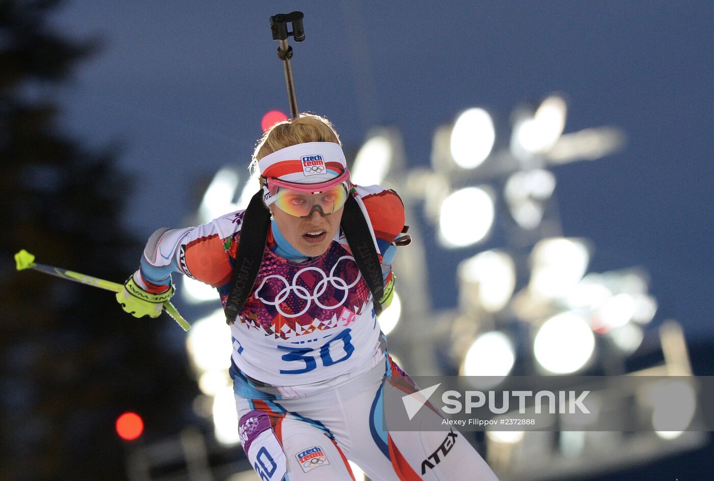 2014 Winter Olympics. Biathlon. Women. Individual race