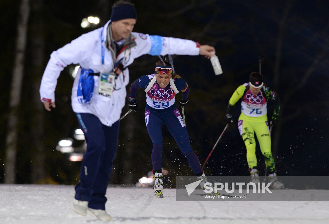 2014 Winter Olympics. Biathlon. Women. Individual race