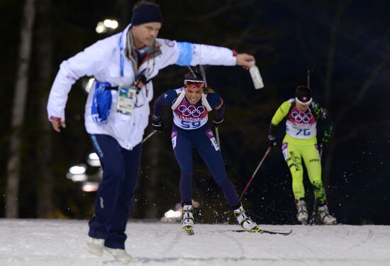 2014 Winter Olympics. Biathlon. Women. Individual race