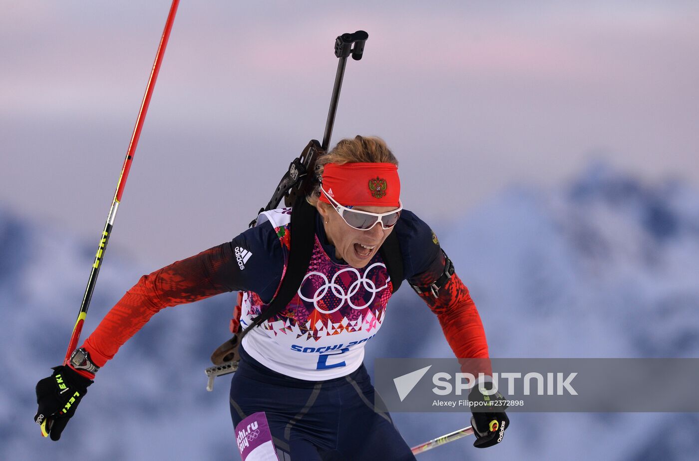 2014 Winter Olympics. Biathlon. Women. Individual race