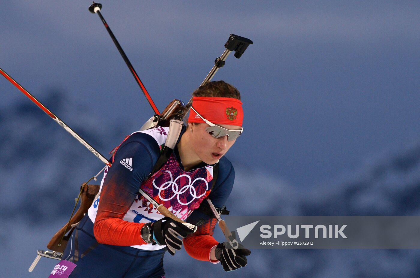 2014 Winter Olympics. Biathlon. Women. Individual race