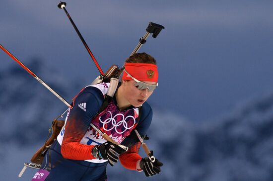 2014 Winter Olympics. Biathlon. Women. Individual race