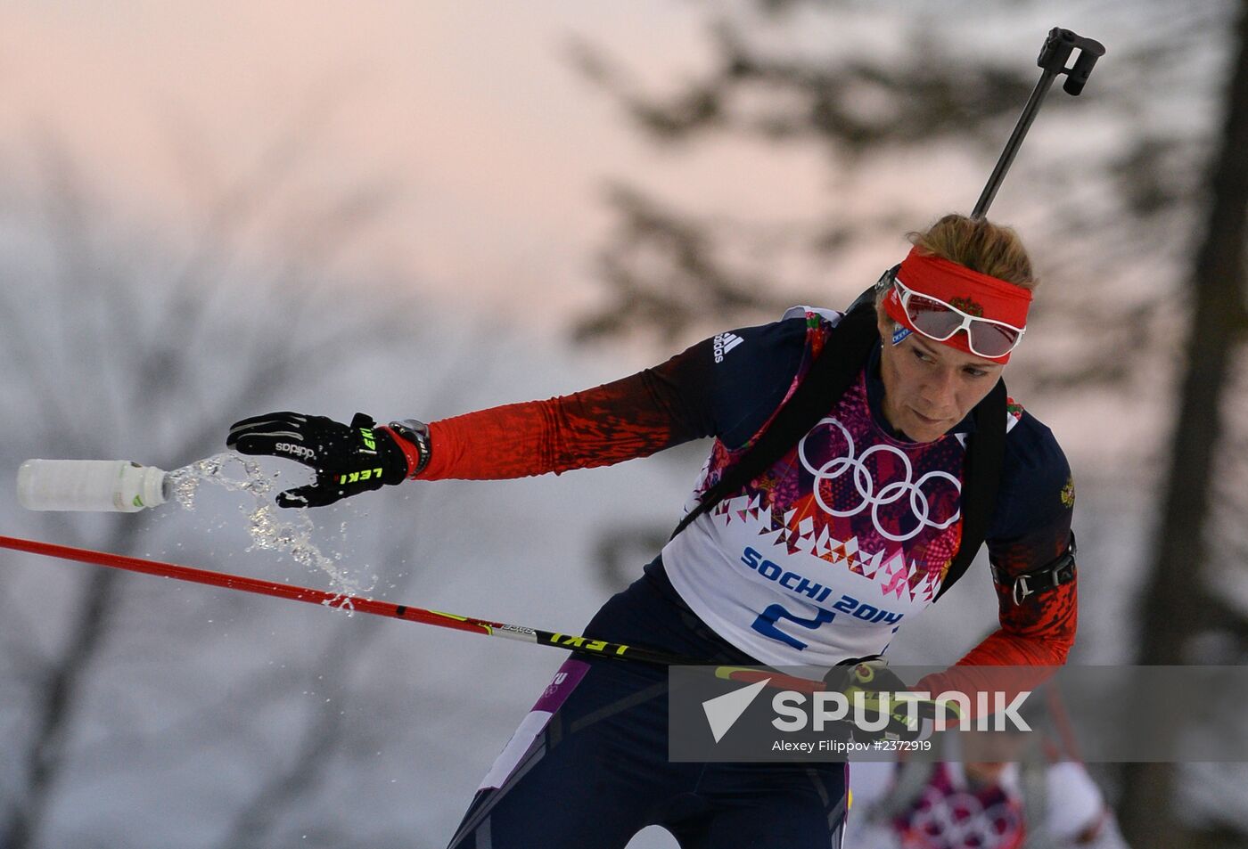 2014 Winter Olympics. Biathlon. Women. Individual race