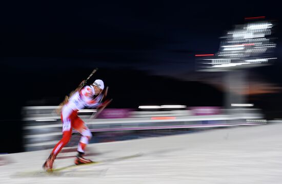 2014 Winter Olympics. Biathlon. Women. Individual race