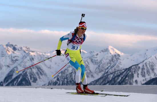 2014 Winter Olympics. Biathlon. Women. Individual race