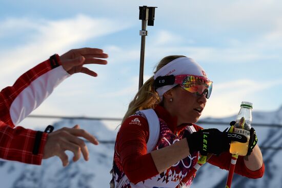 2014 Winter Olympics. Biathlon. Women. Individual race