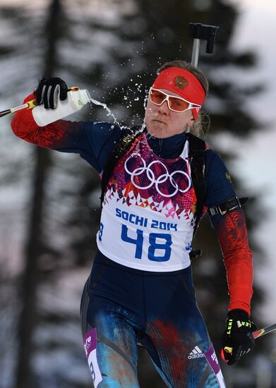 2014 Winter Olympics. Biathlon. Women. Individual race