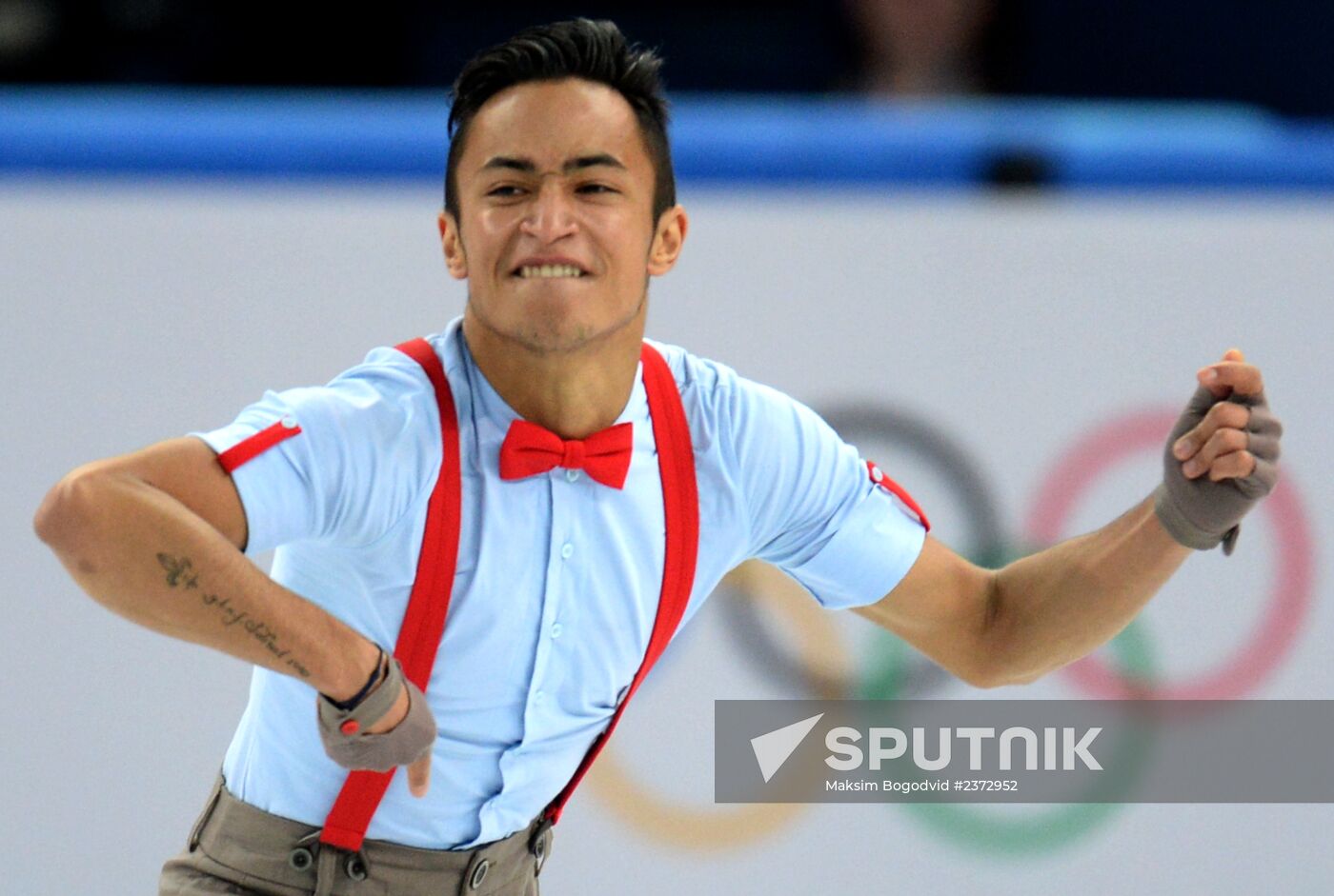 2014 Winter Olympics. Figure skating. Men's singles. Free skating