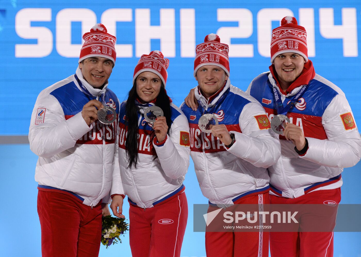 2014 Winter Olympics. Medal ceremony. Day Seven