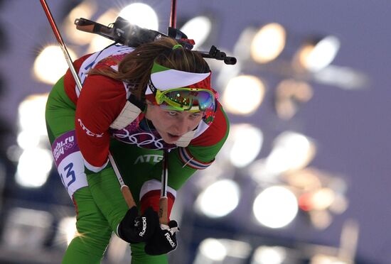 2014 Winter Olympics. Biathlon. Women. Individual race