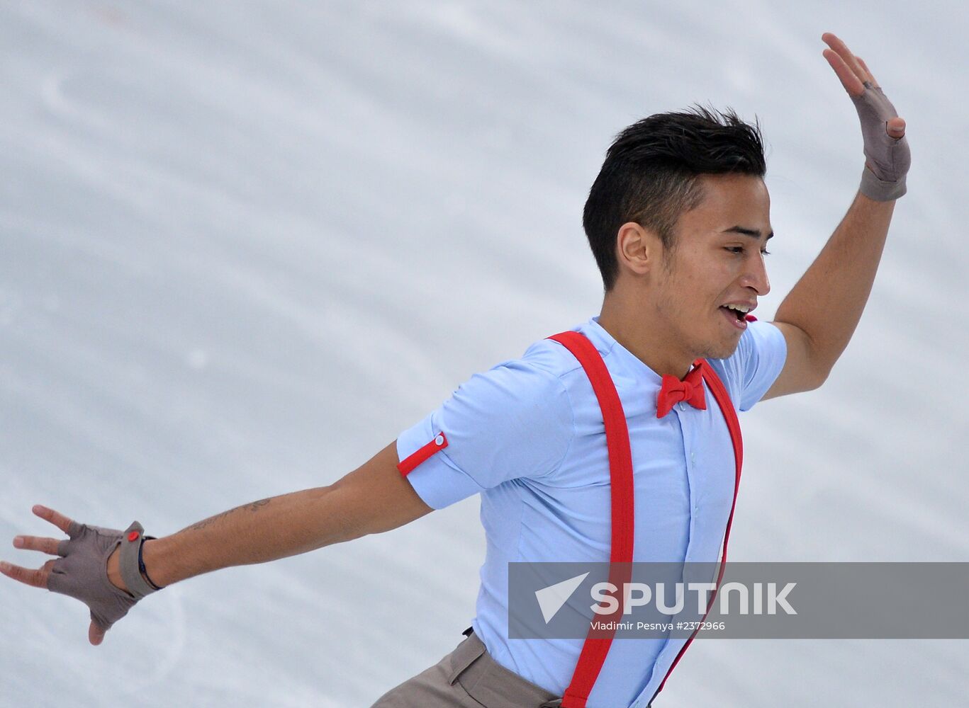 2014 Winter Olympics. Figure skating. Men. Short program. Free skating program